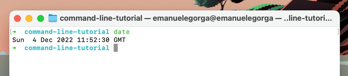 command-line-date